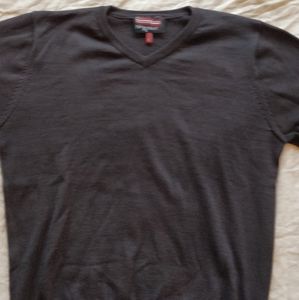 Large grey V-Neck sweater